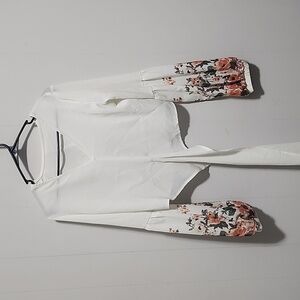 Cropped Long Sleeve Top